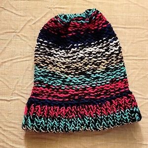 Pony tail Winter Beanie